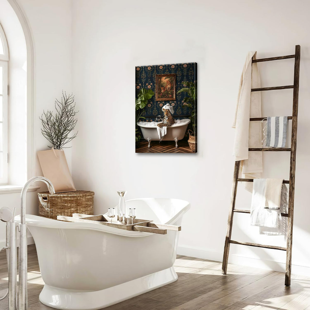 Leopard Wall Art (Leopard 1 / 24L" x 16W")