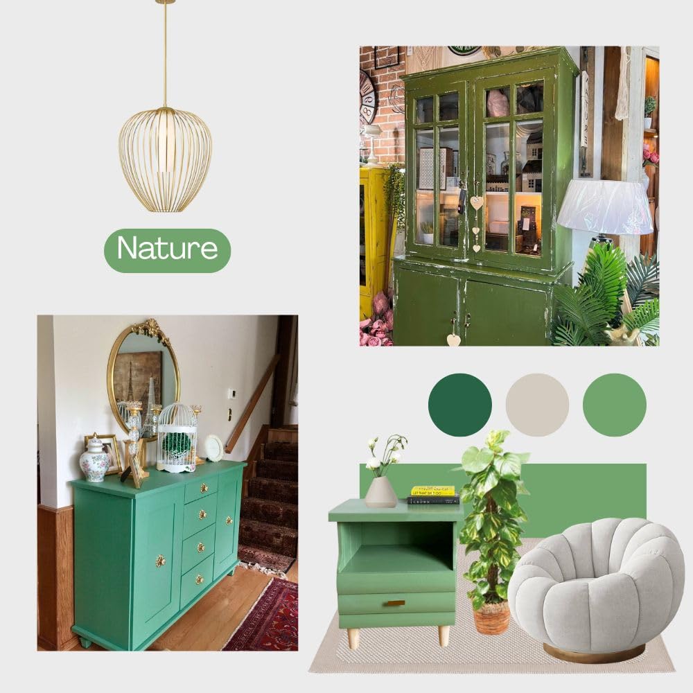 NATURE Chalk Paint for Furniture DIY (Nature / 58 Fl Oz (Pack of 1))