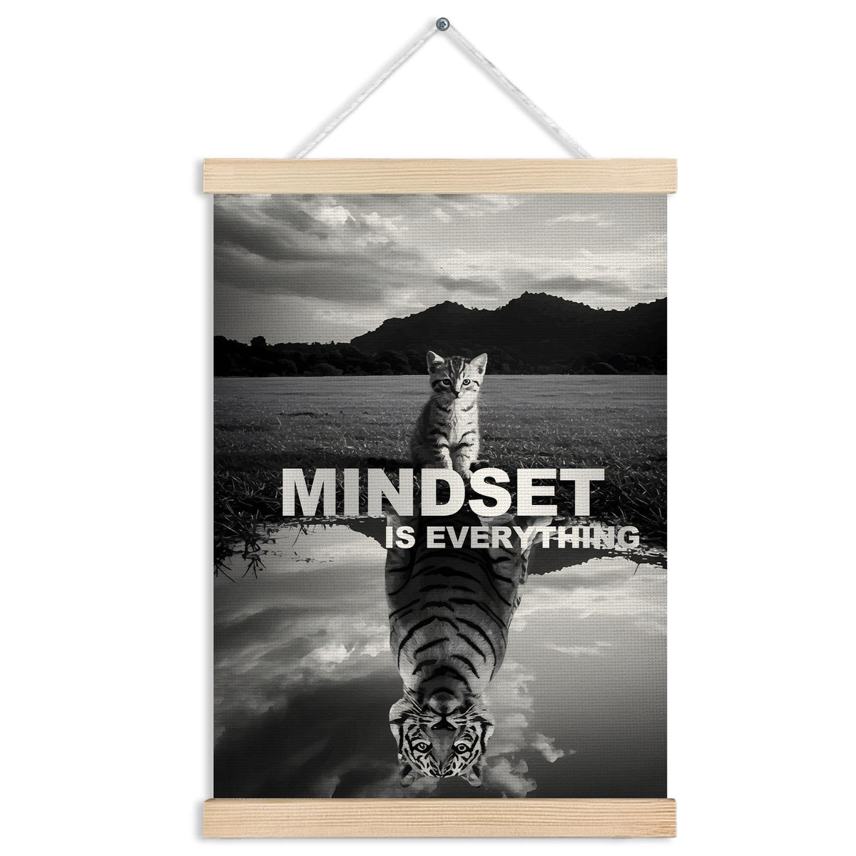 Mindset is Everything Motivational Wall Art Poster (Mindset-1)