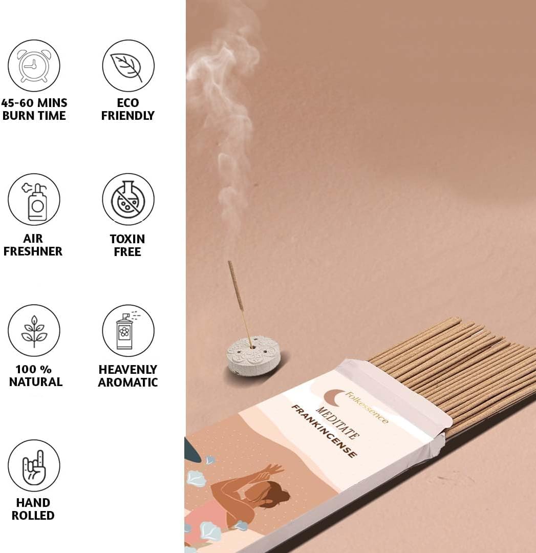 Incense Sticks with Holder (Pack of 100)
