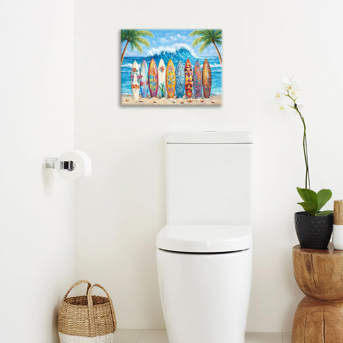 Beach Wall Art (Surfboard / 20L" x 16W")