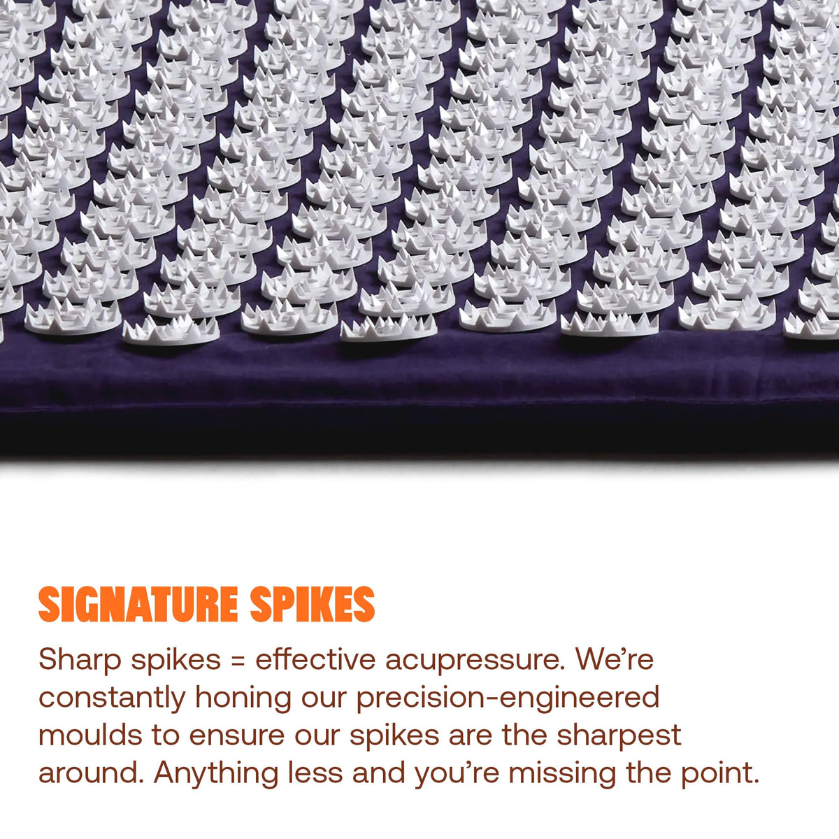 Acupressure Mat for Tension Release (Level 3 / Indigo)