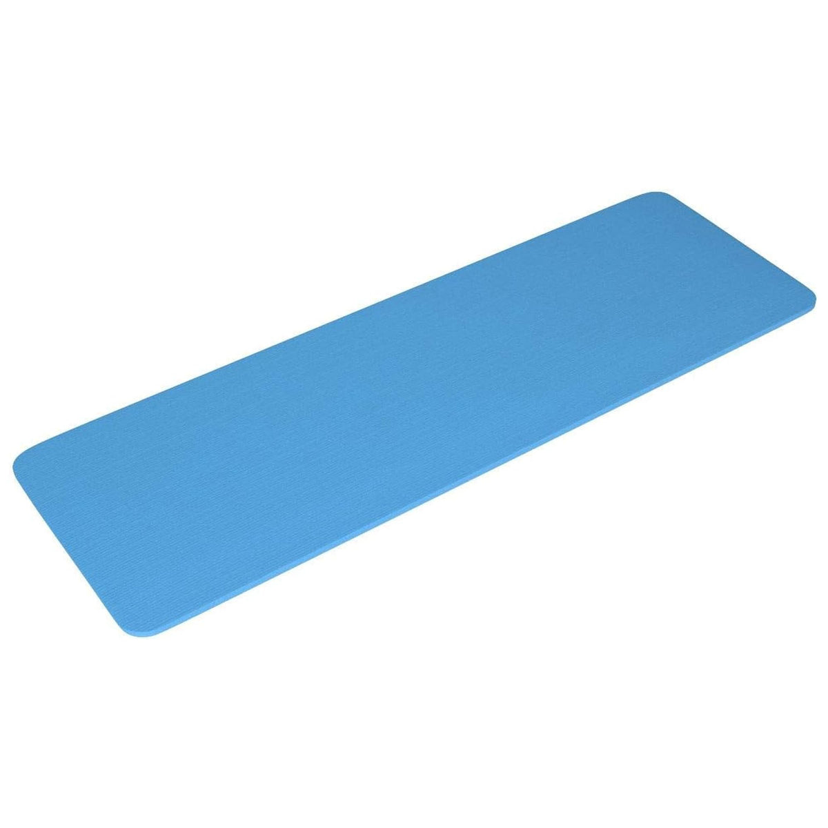 1/2-inch Thick High Density Exercise Yoga Mat with Carrying Strap (Blue)