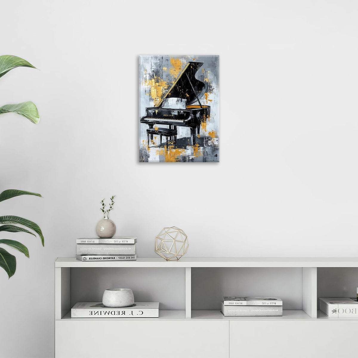 Music Wall Art (16"L x 12"W / Piano)