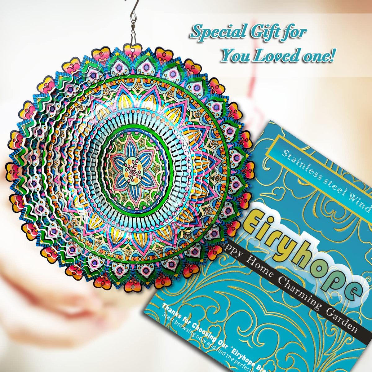 Rich Love Mandala Wind Spinner (Mandala Rich Love)