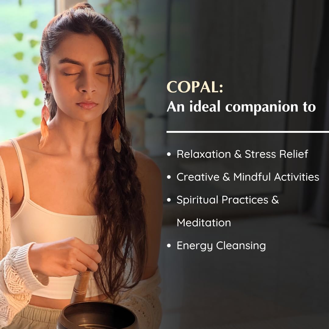 Copal Incense Bricks & Flower of Life Exotic Burner by Aromafume (2copal + Flower)