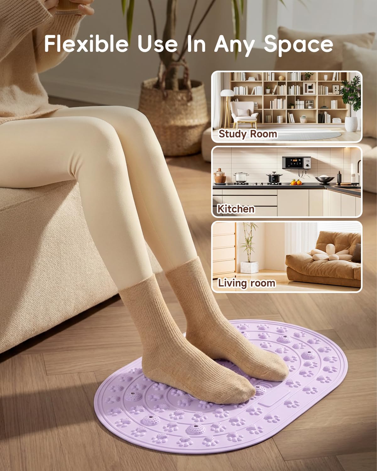 Foot Massage Mat (Pink)