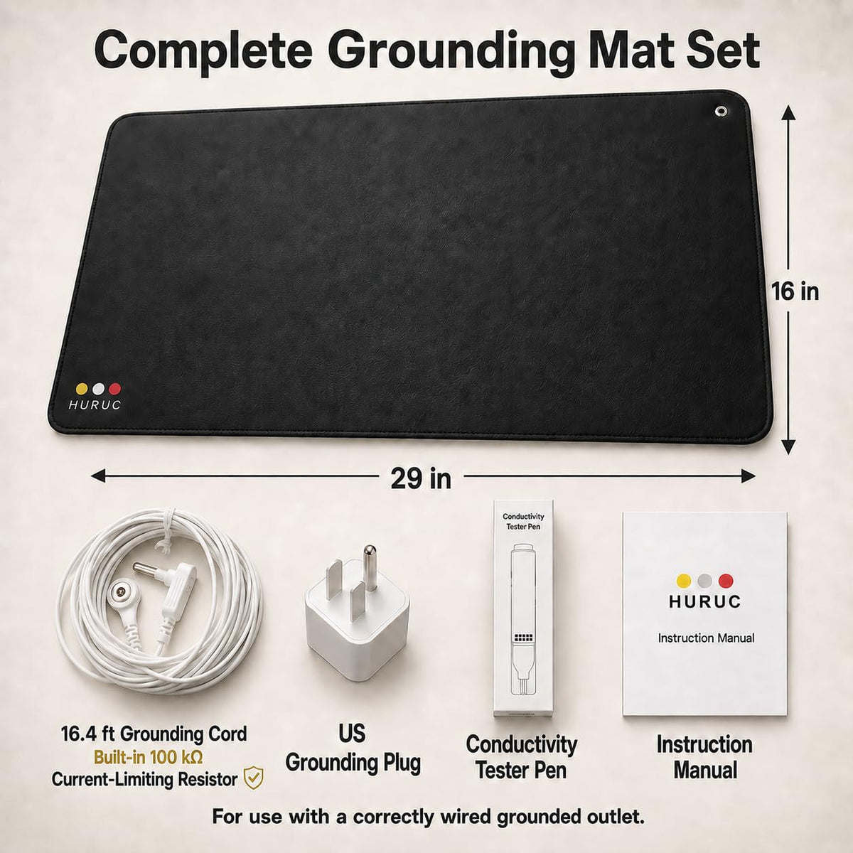 Grounding Mat for Feet