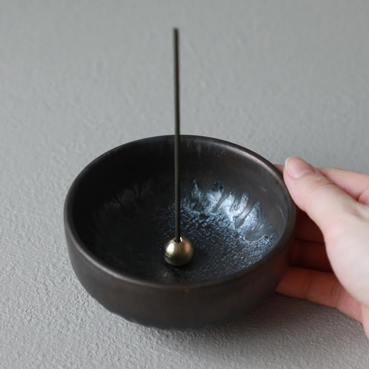 Zen Incense Holder for Sticks (Zen Black Gold)