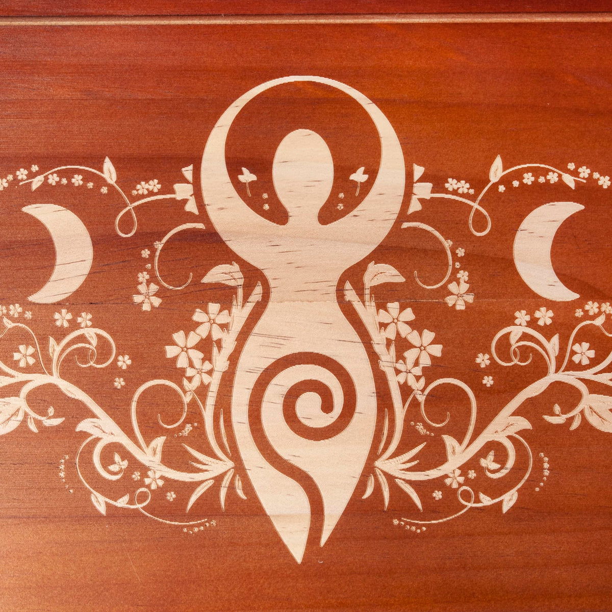 Altar Table with Drawer and Tarot Card Holder (Spiral Goddess)