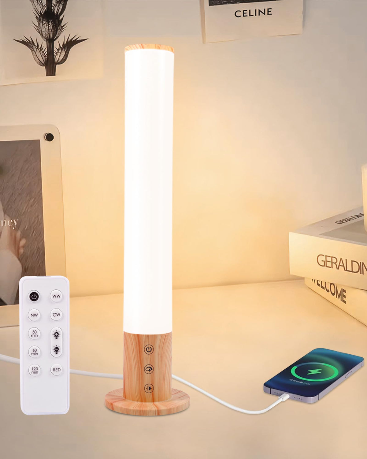 Light Therapy Lamp (Cylinder)
