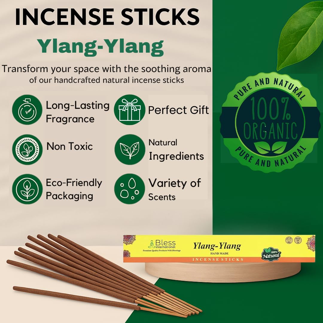 Bless Organic (Ylang-ylang / 500 Sticks (26 OZ/750 GM))