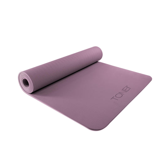 1 4" Yoga Mat (Pyramid Pattern / Purple)