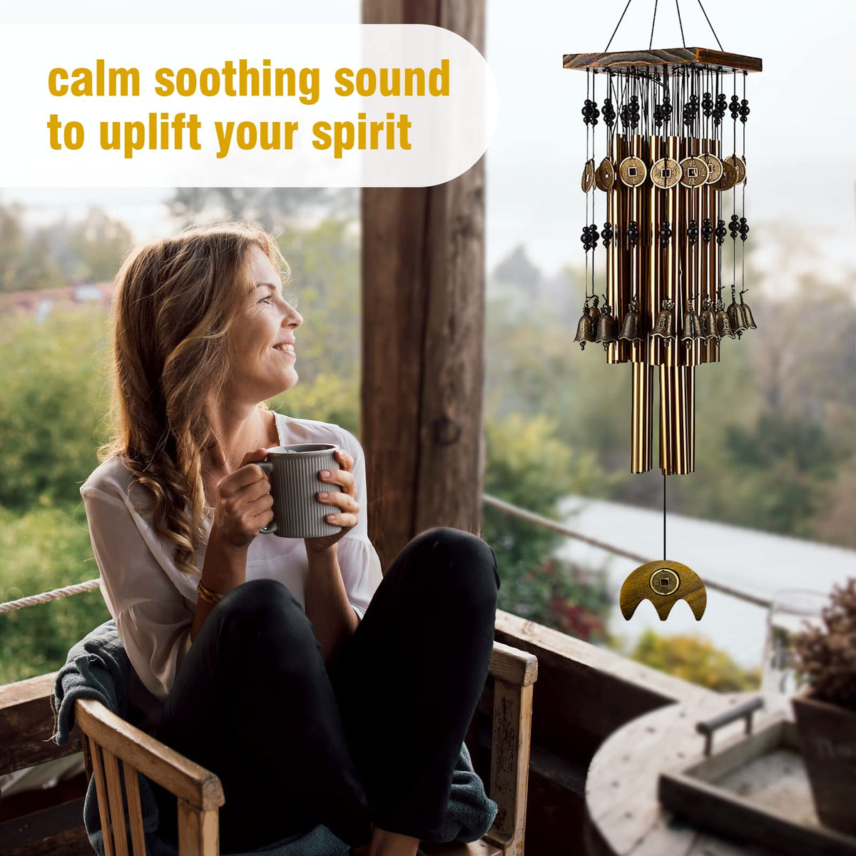 30" Metal Memorial Wind Chimes (30" 24Tubes)