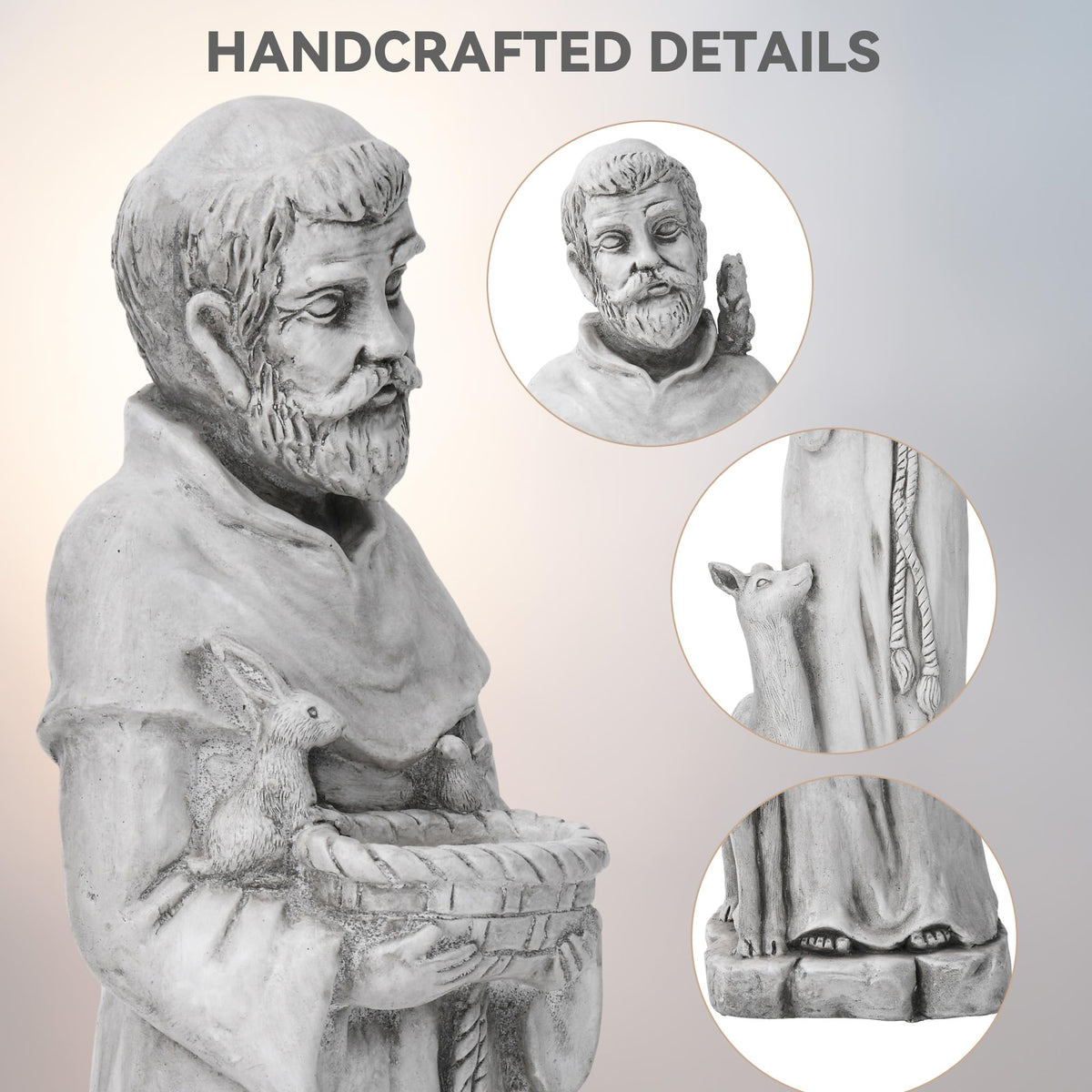 36.2" St Francis Garden Statue (St Francis-36.2")