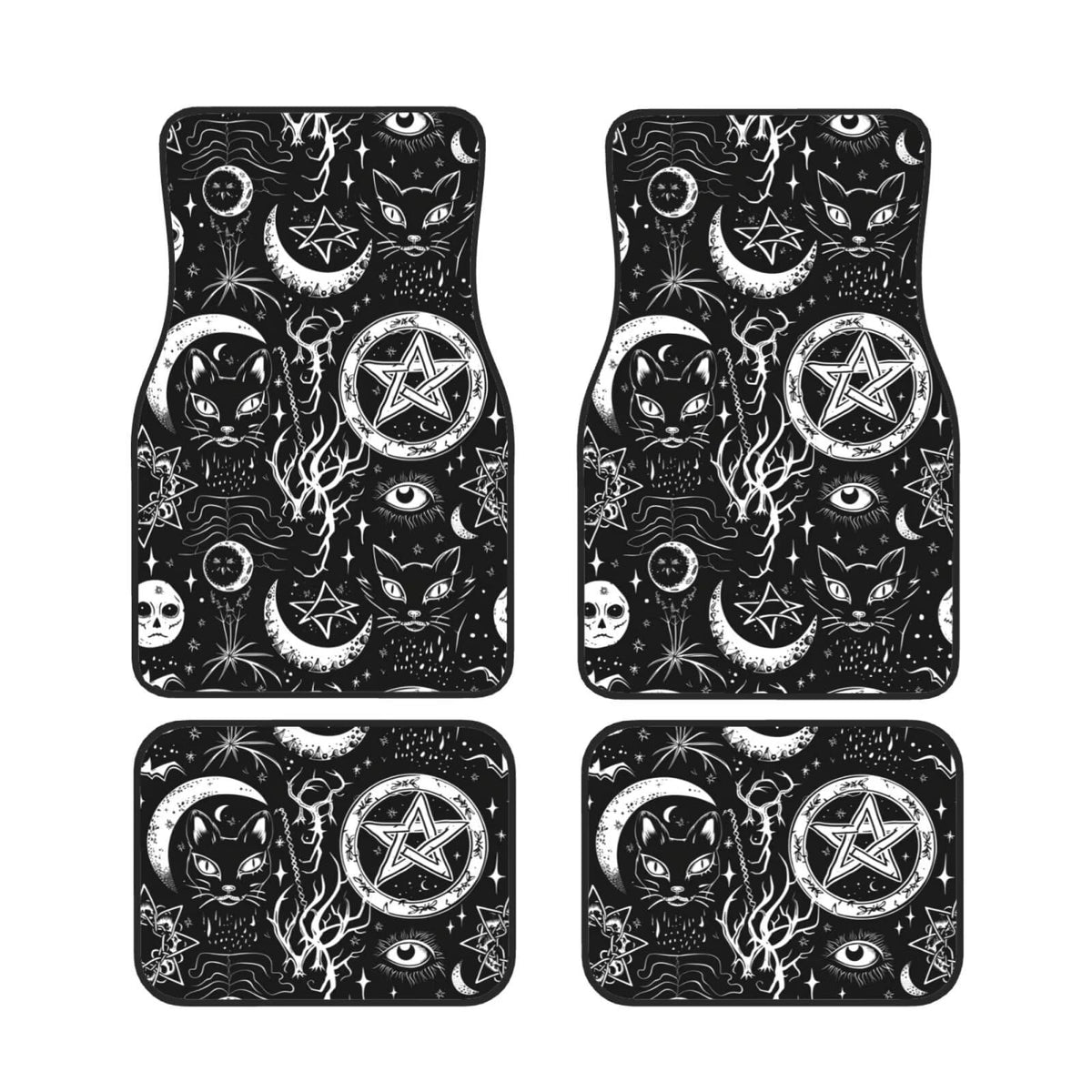 Moon Star Car Floor Mats Full Set of 4 (Moon Star)