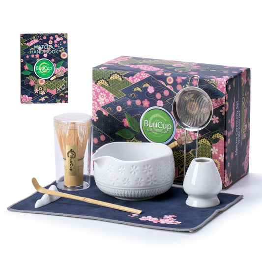 Matcha Whisk Set (White)