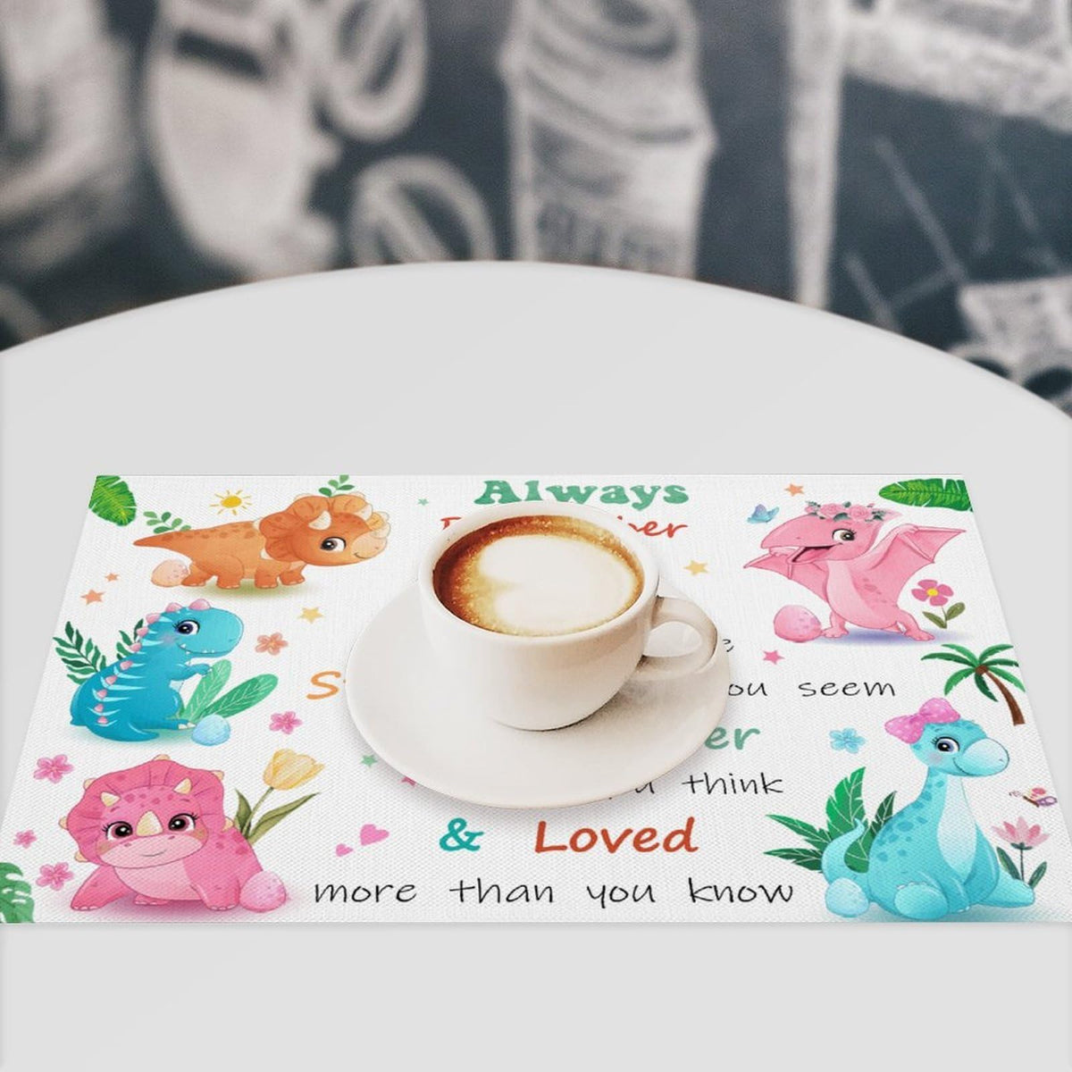 Dinosaur Placemat Set of 4 (Dinosaur-1 / 4pcs)