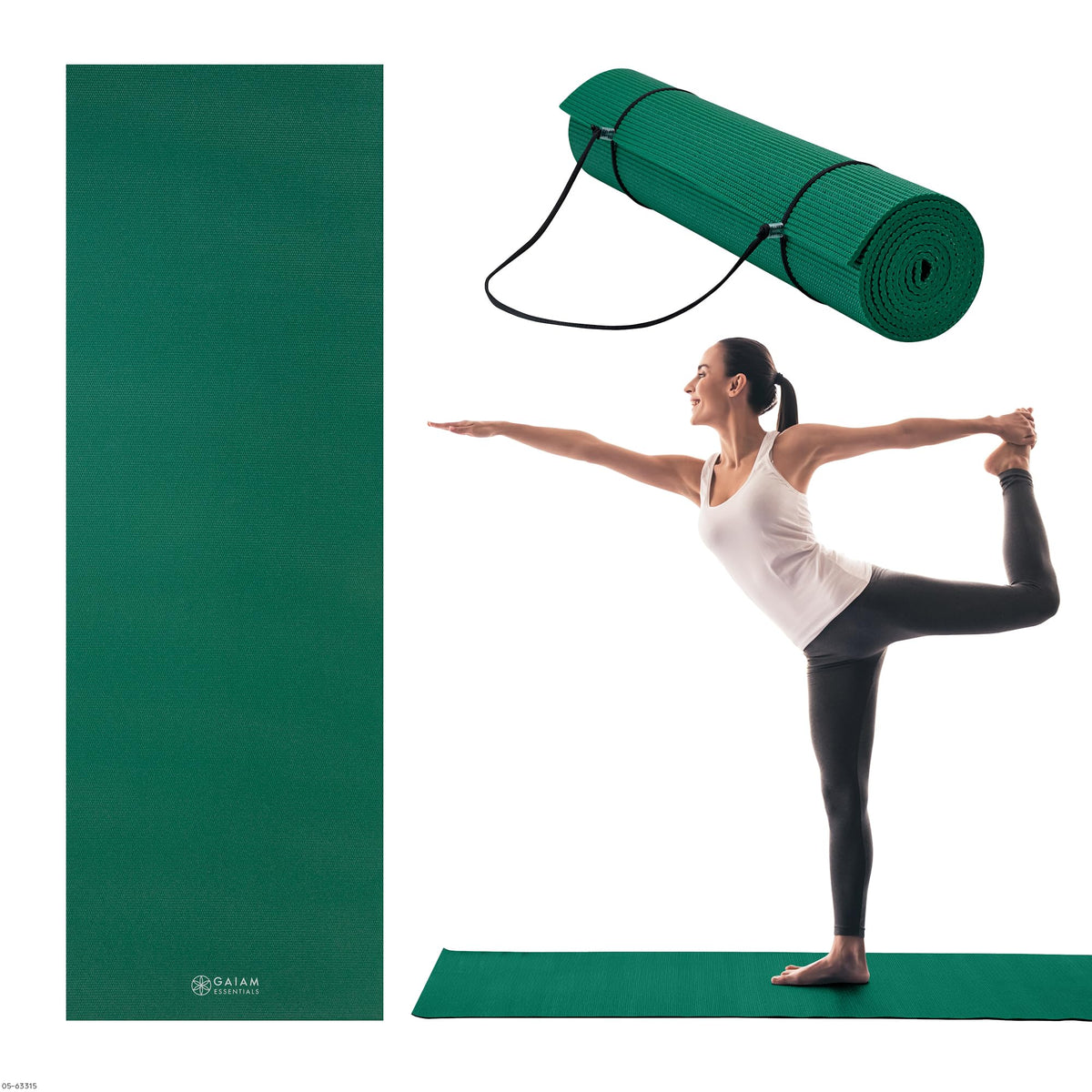 Essentials Yoga Mat (Green / 1/4" (6MM))
