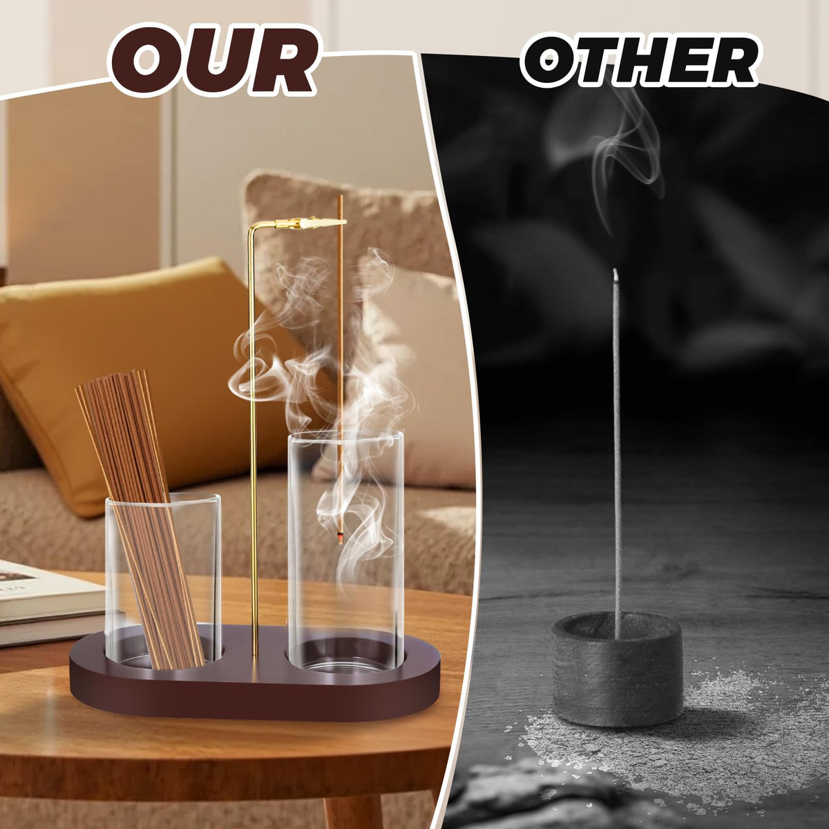 2 in 1 Incense Holder (2 in 1)