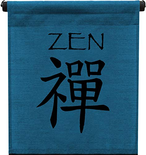 Inspirational Wall Decor Zen Banner Large (Blue)