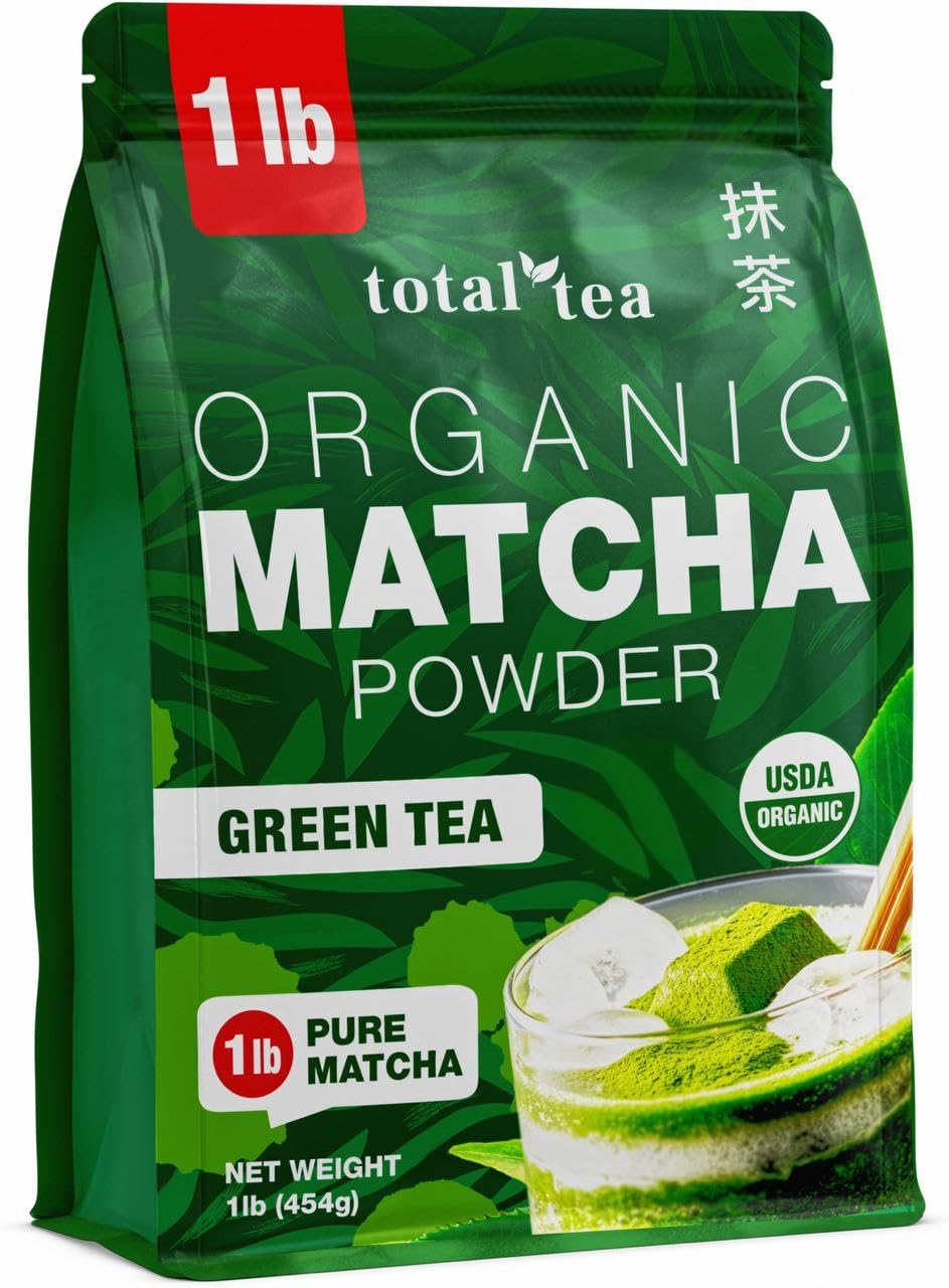 USDA Organic Matcha Green Tea Powder 1 Pound Latte Smoothies