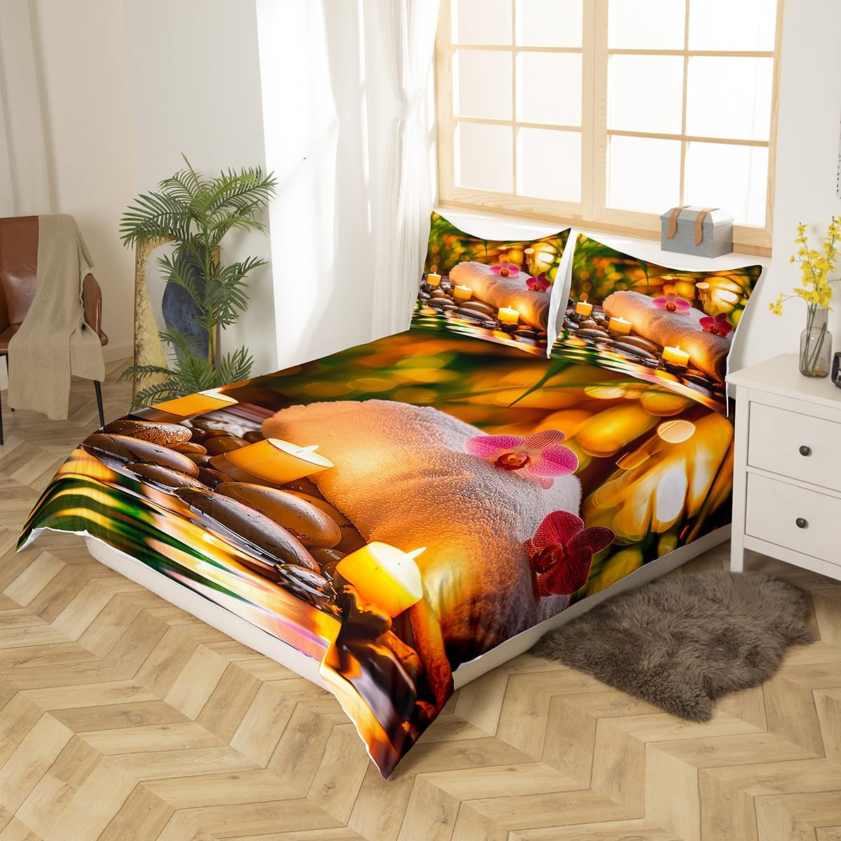 Zen Spa Duvet Cover for Boys (Cyj12009tj / Full 80"x90")
