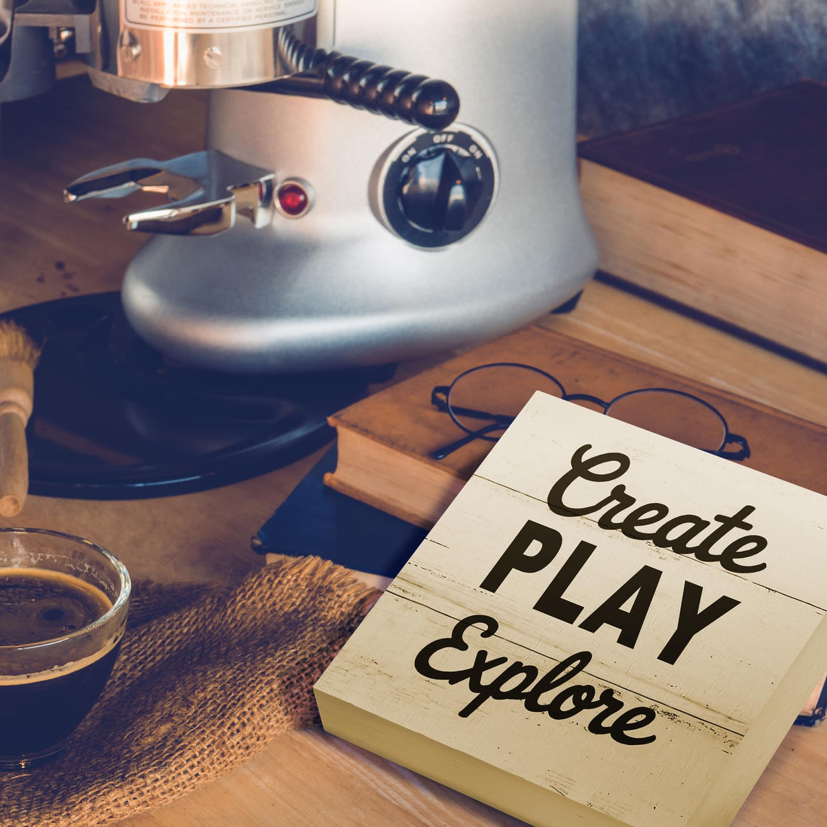 Playroom Desk Decor Signage for Kids Room Nook Corner Classroom (Charcoal)