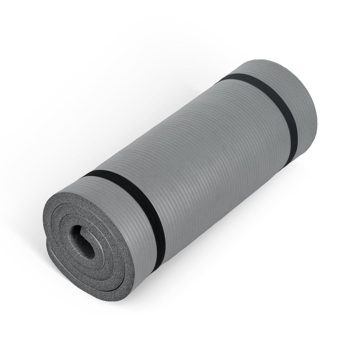1" Extra Thick Yoga Mat (Gray)