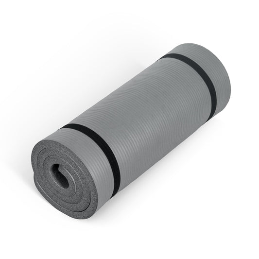 1" Extra Thick Yoga Mat (Gray)