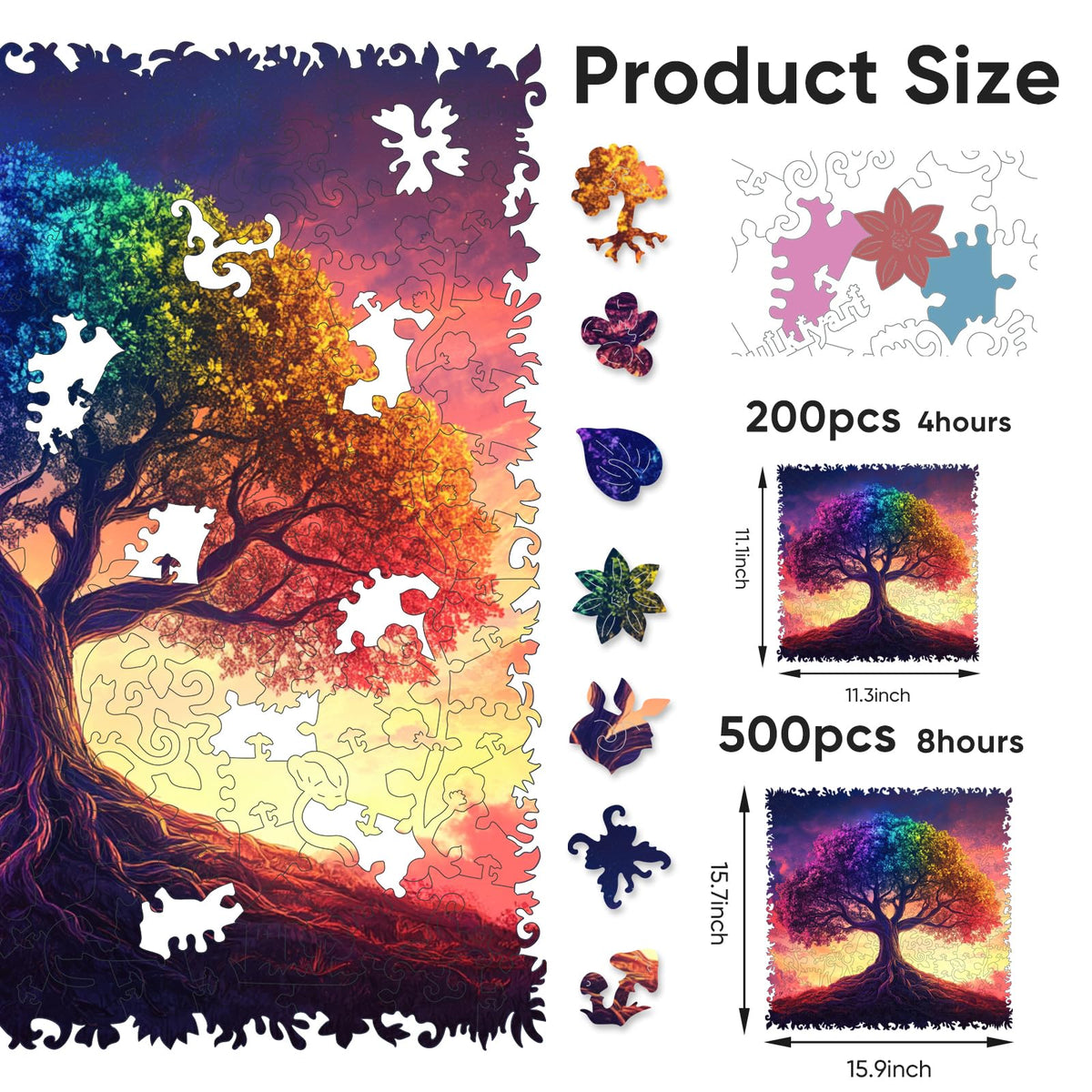 Wooden Puzzles (Tree of Life / 200 pieces)