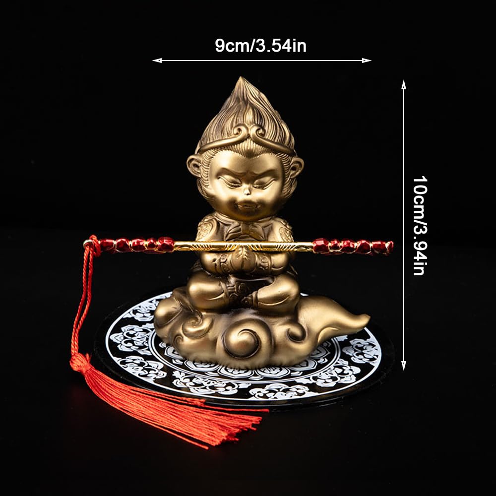 Monkey King Statue (Golden a)