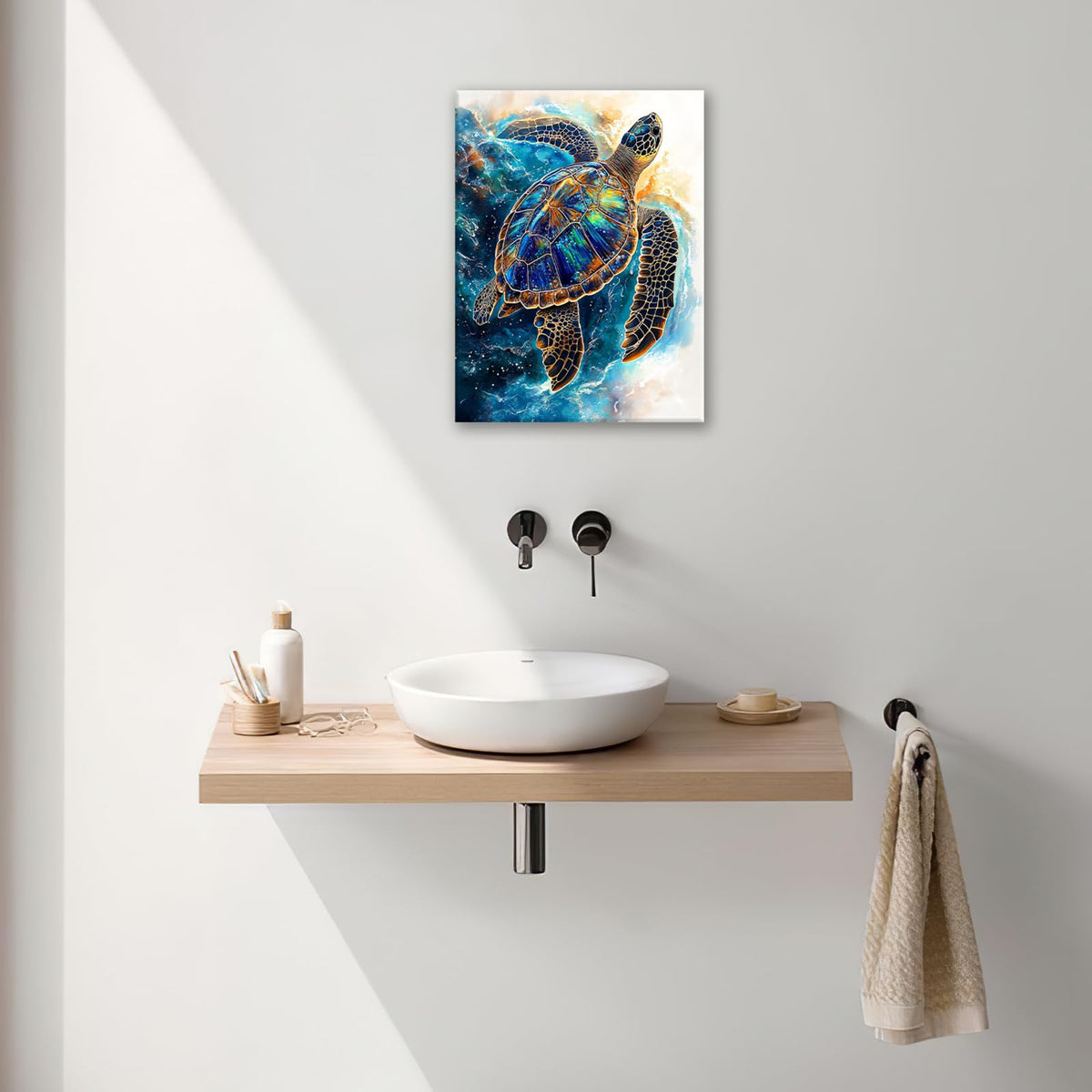 Sea Turtle Wall Art (Turtle / 20L" x 16W")