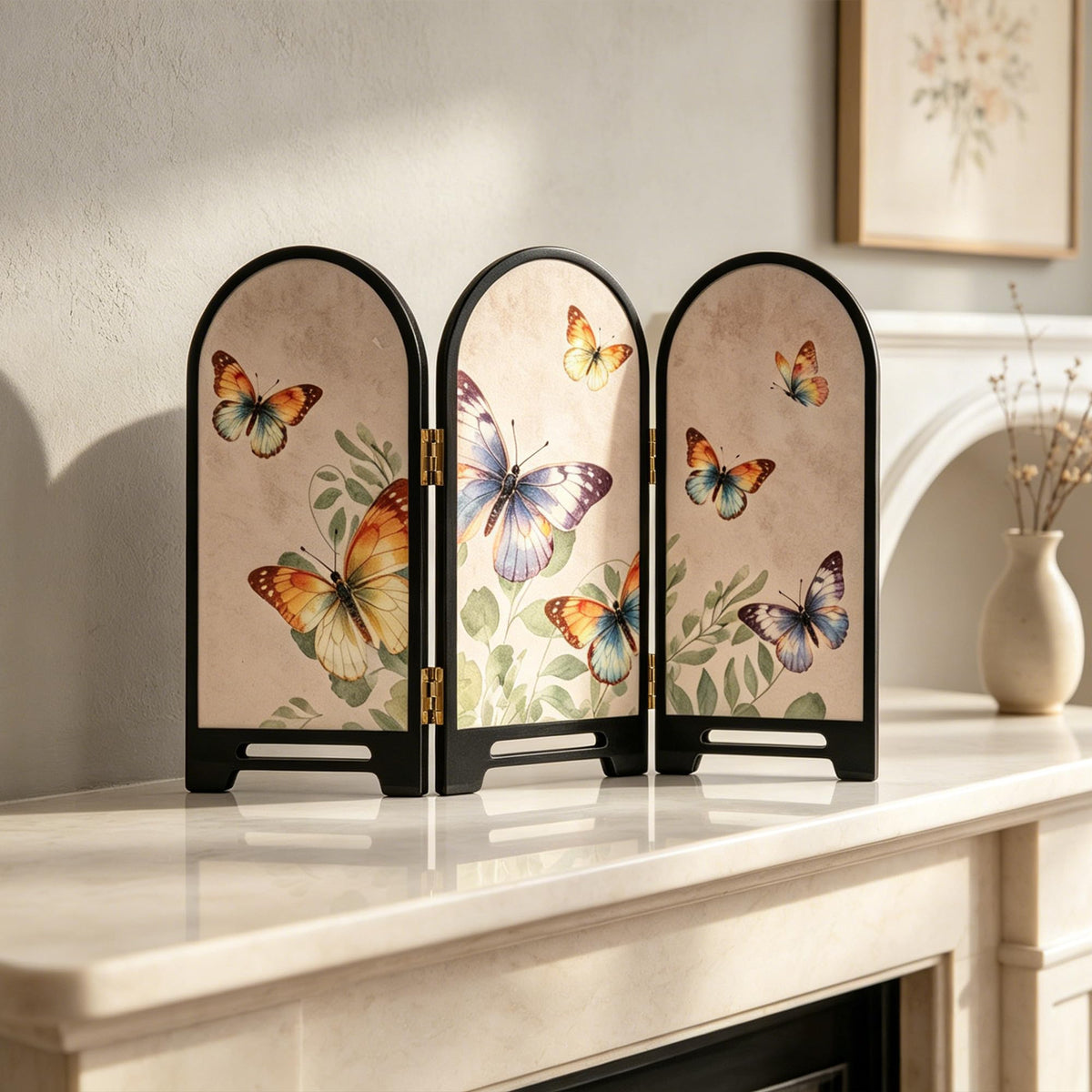 3 Panel Tabletop Folding Screen (M9362)
