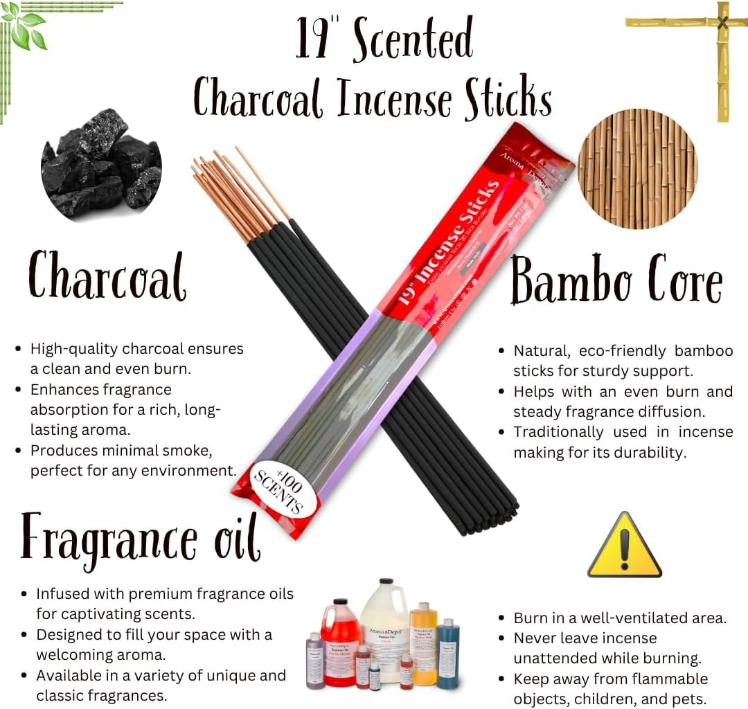 19 Inch Cherry Incense Sticks