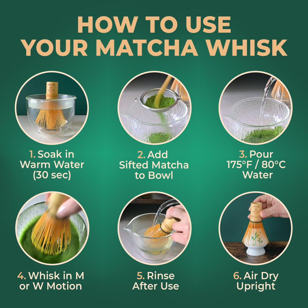 Aprika Life Matcha Whisk (Wooden)