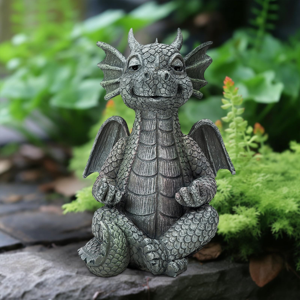 Garden Dragon Statue Decor (Hands Flat)