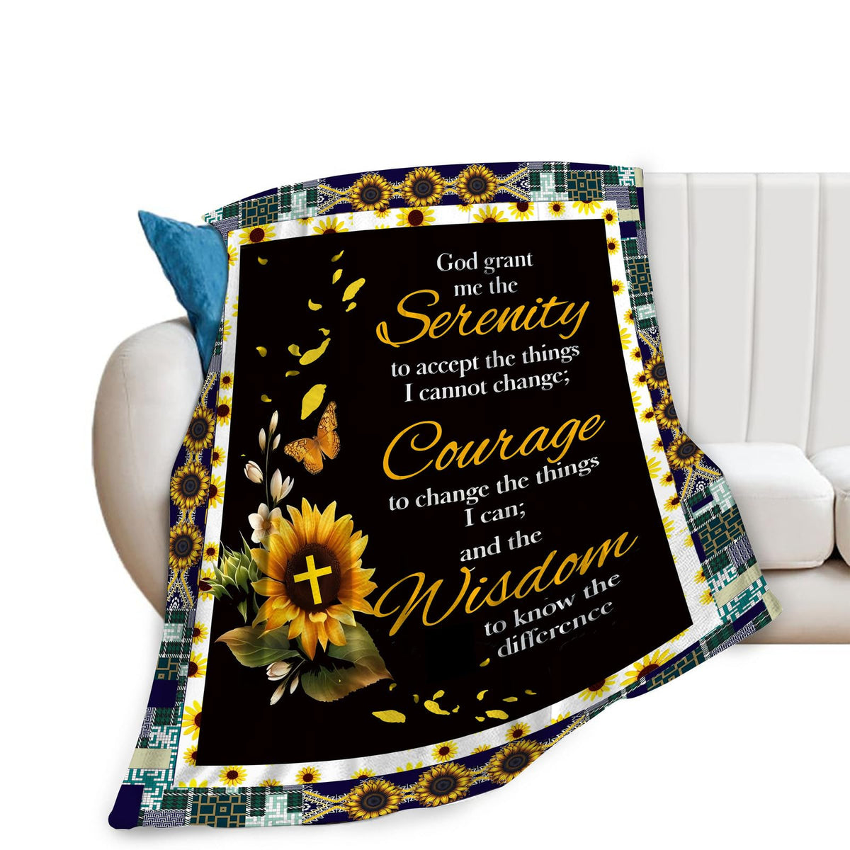 Serenity Prayer Throw Blanket (40"x50" / Secenity)