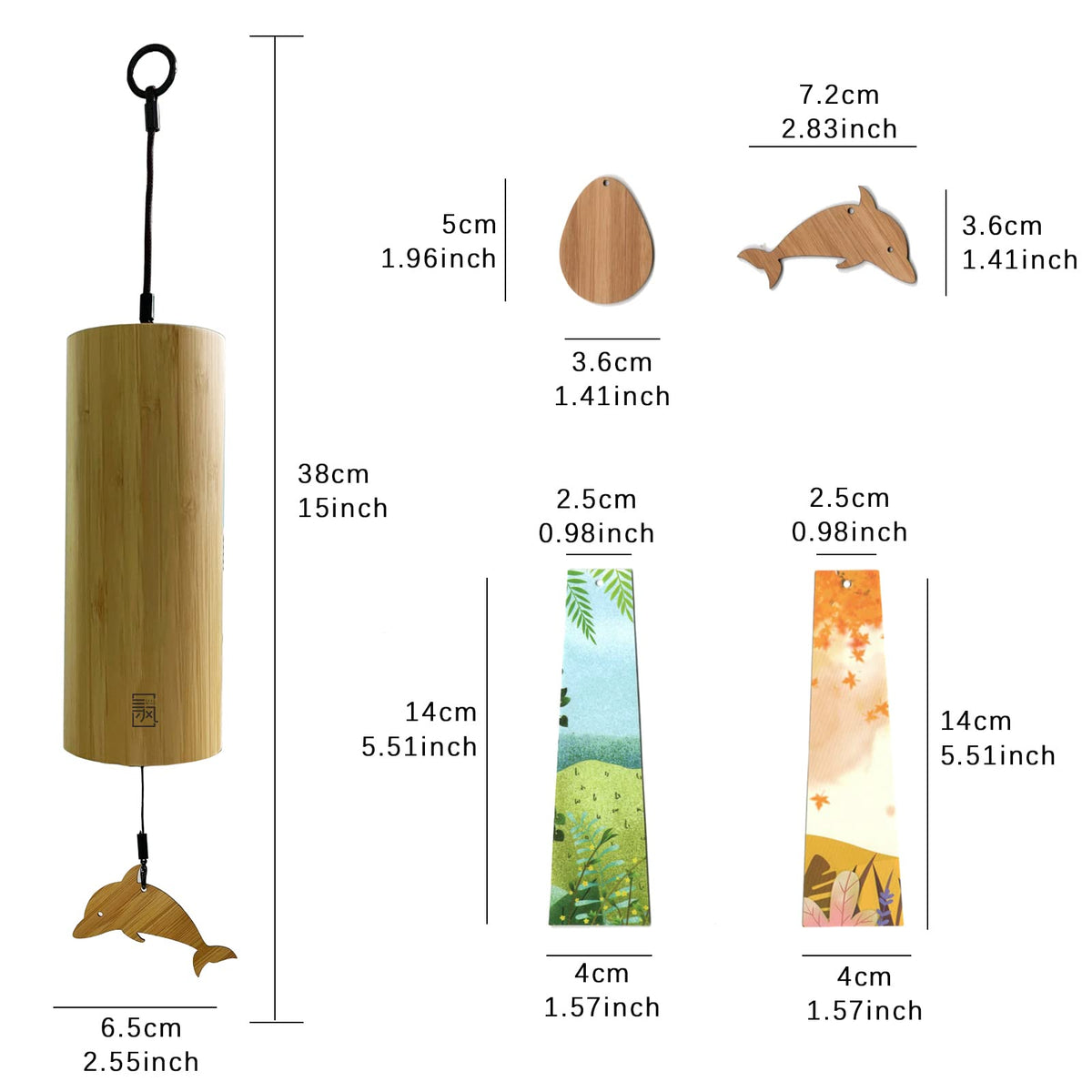 Bamboo Wind Chimes for Sound Healing