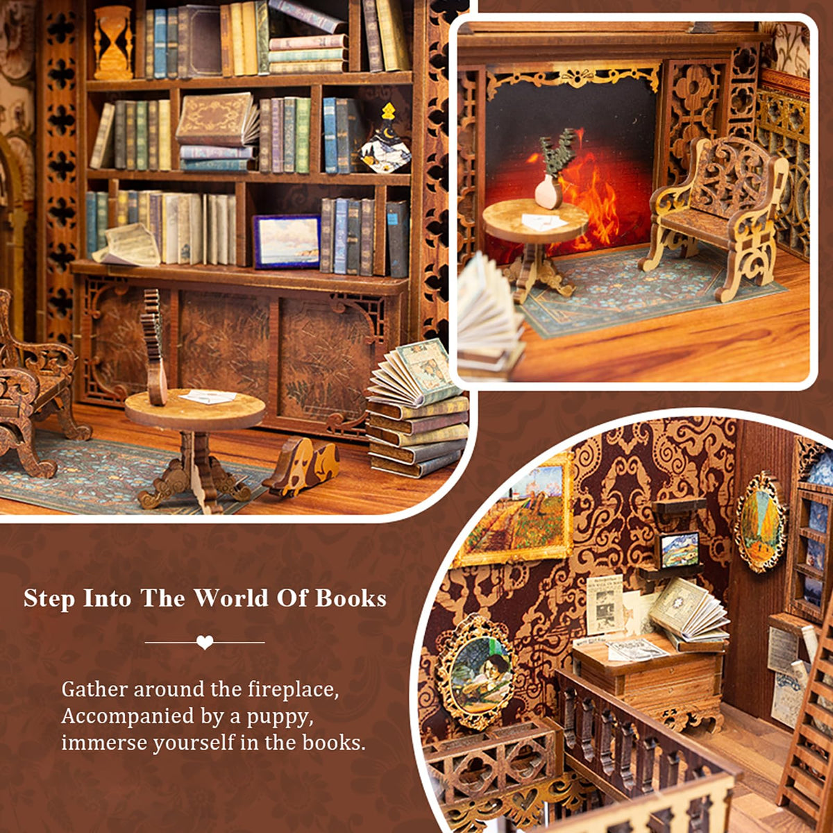 Book Nook Kit Library