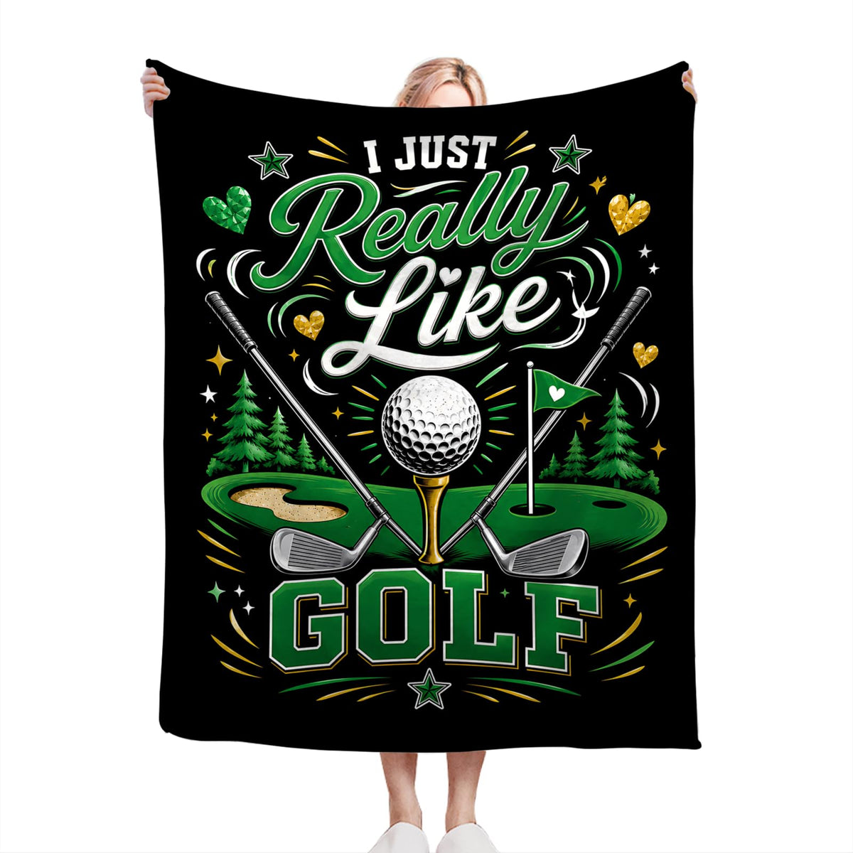 Golf Blanket Golf Lover Gifts Sports Throw Blanket 40"X50" (40"x50" / Golf01)