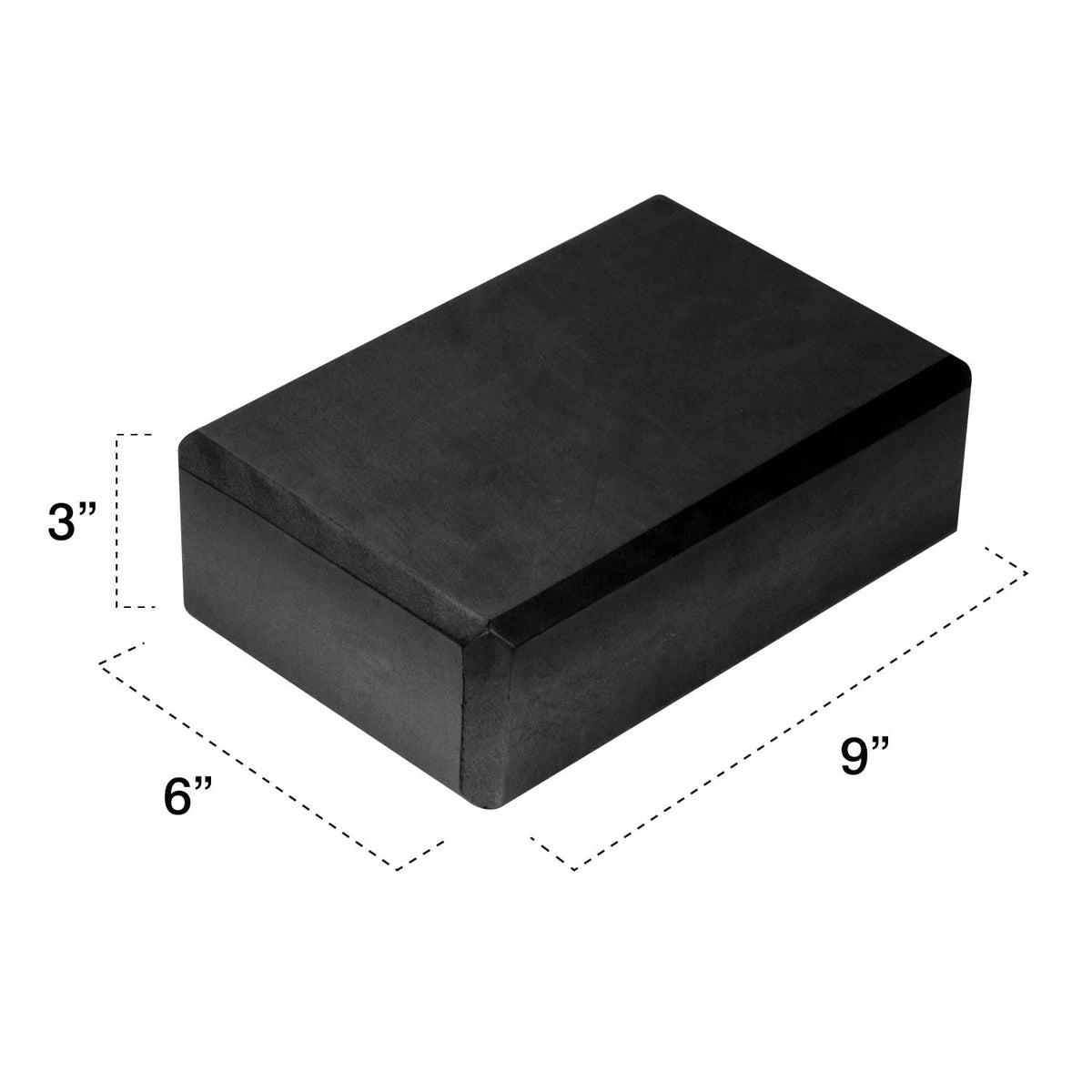 EVA Foam Yoga Block (Black)
