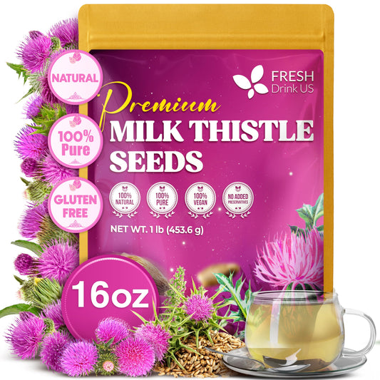 Premium 16oz Milk Thistle Seeds (16oz)