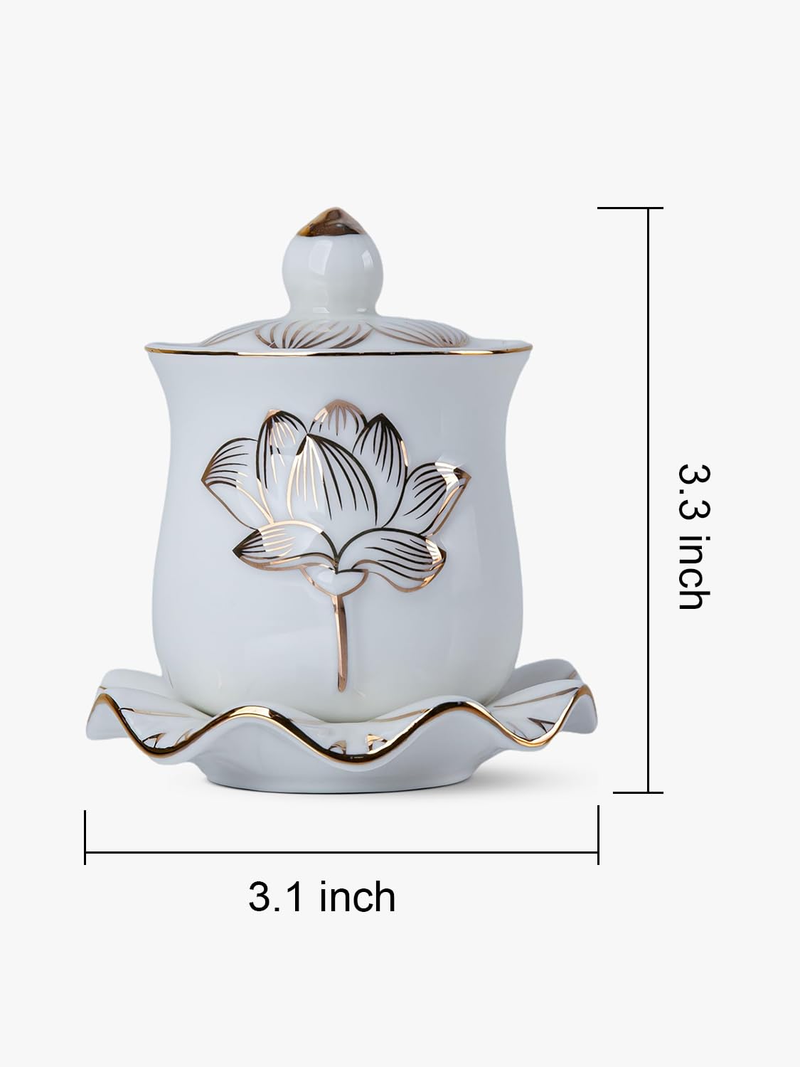 Ceramic Altar Cup (White)