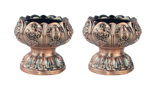 Lotus Flower Votive Tealight Holder (Copper)