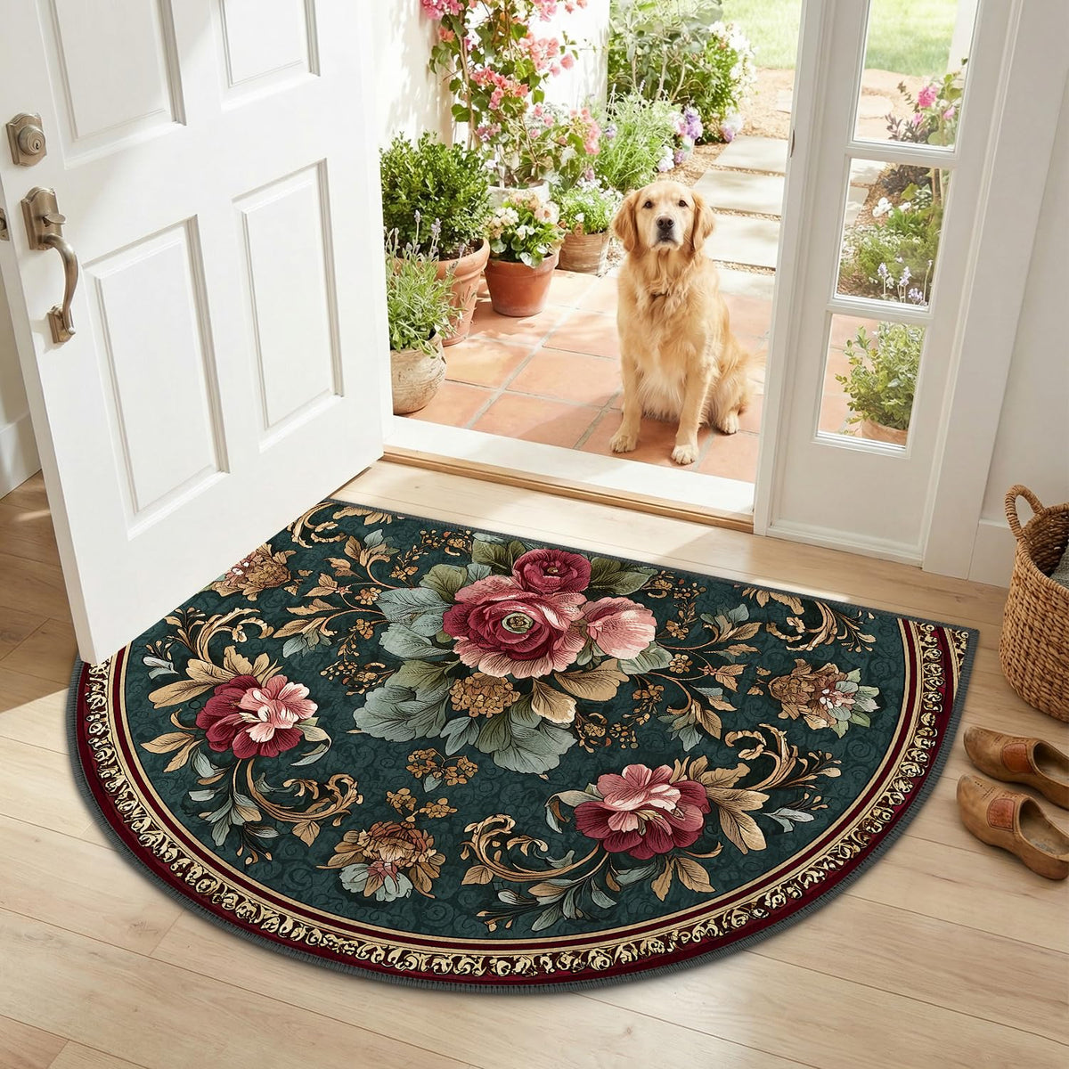 Semicircular Entrance Door Mat 24" x 36" (#38 / 2' x 3' (Semicircular))