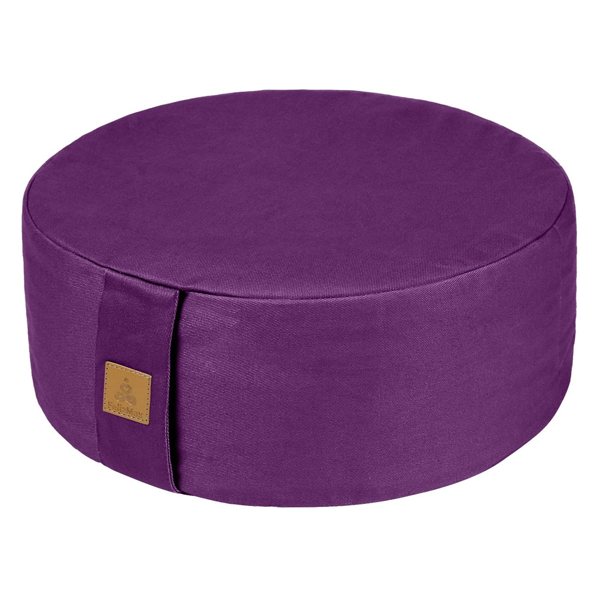 Zafu Buckwheat Meditation Cushion (Purple / 16"x16“x5")