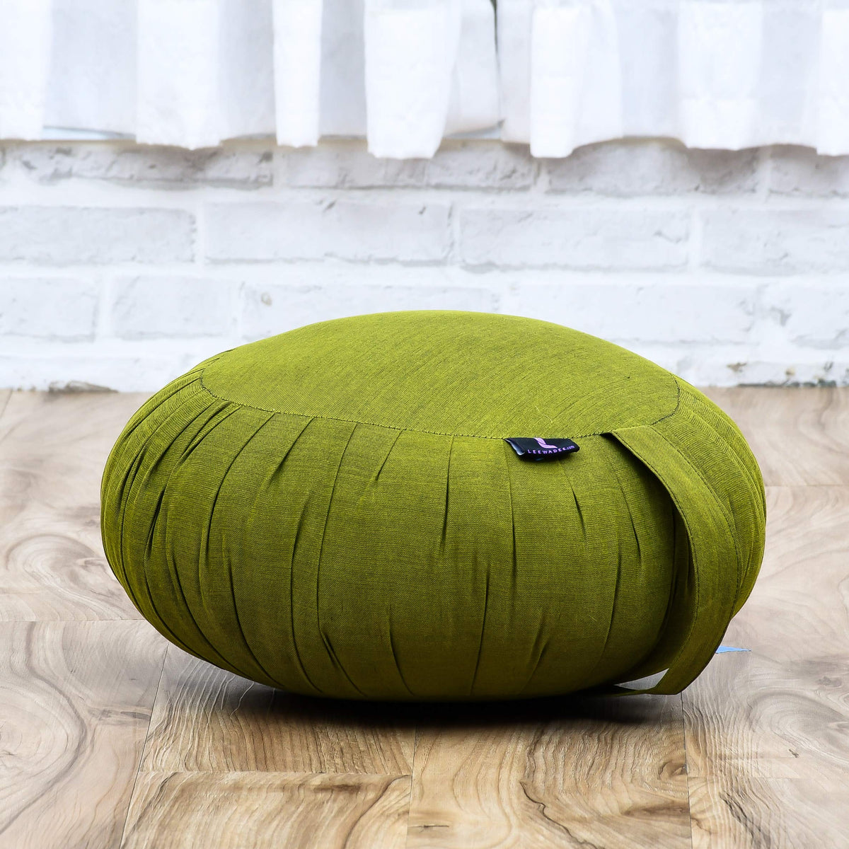 Meditation Cushion Zafu & Zabuton Set 28 x 28 inches Kapok Zazen (Cl23 - Green)