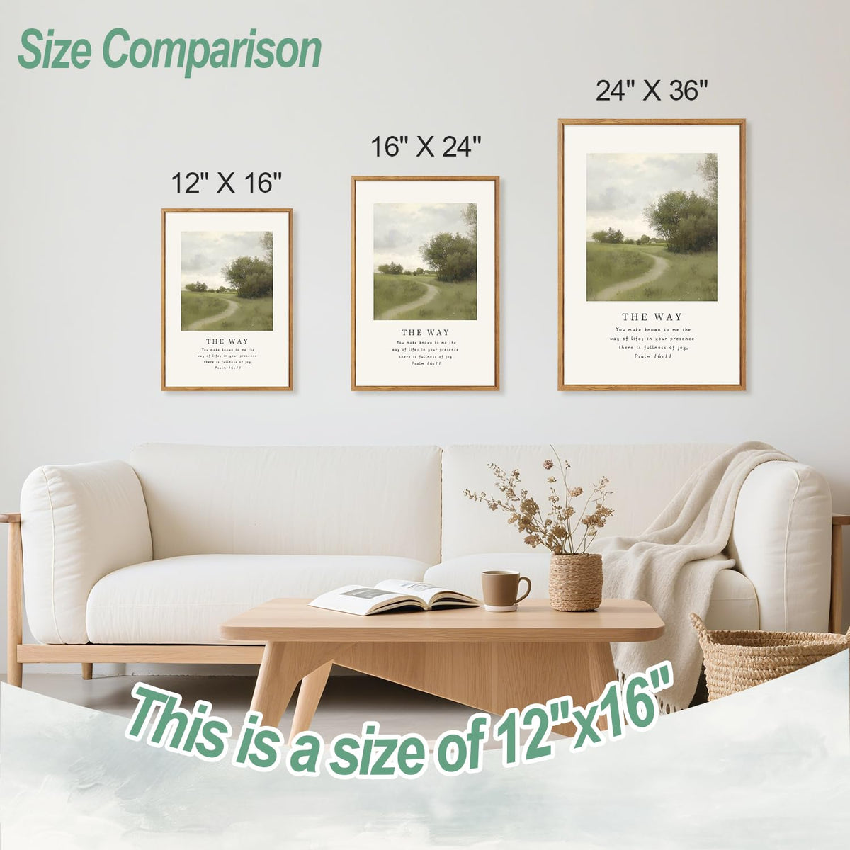 christian Framed Canvas Wall Art (Bible wall art 2)