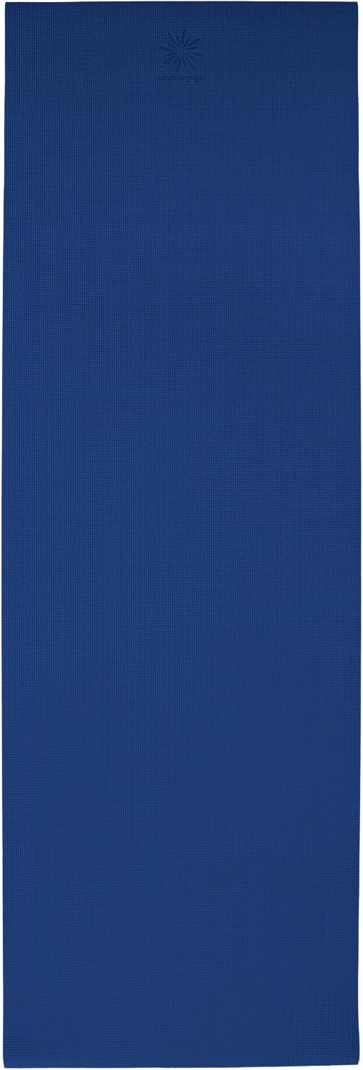 Ascend 6mm Thick Yoga Mat (Dark Blue - Solid)
